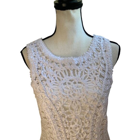 Anthropologie White Lace Dress - Picture 11 of 12